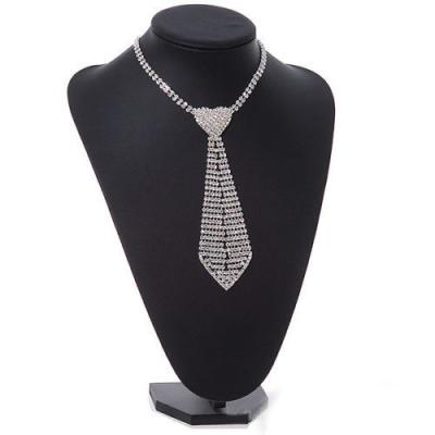 China New Boutique Romantic Link Crystal Stone Rhinestone Shinning Link Necklace For Party Jewelry for sale