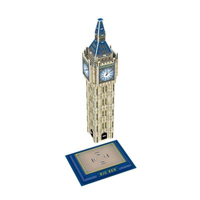 China Eco-friendly 3D DIY Material Educational Puzzle Bigben For Drop Shipping World Famous Architecture for sale