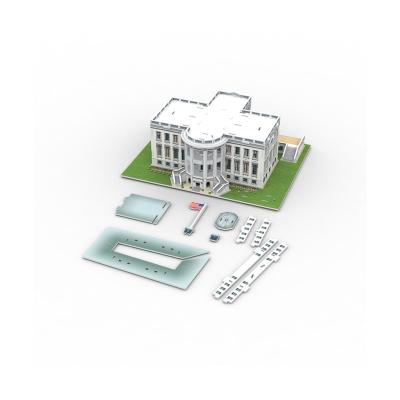 China Eco-friendly 3D DIY Material Educational Puzzle American White House For Drop Shipping World Famous Architecture for sale