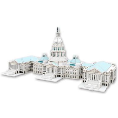 China Assembly Good Quality Hot Selling World Famous National Geographic USA Capitol 3d Building Puzzle for sale