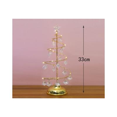 China Christmas Home Decoration LED Crystal Tree Christmas Gift Direct Christmas Decoration Factory Supplier for sale