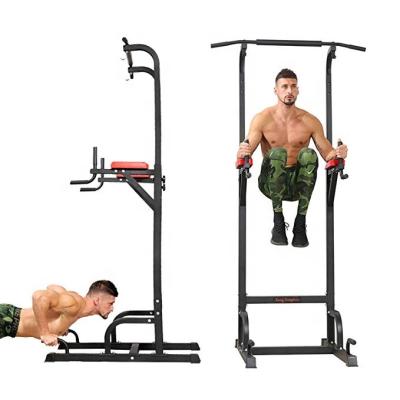 China Portable & Wellshow Adjustable Sports Power Tower Workout Pull Up Dip Station Adjustable Multifunctional Home Gym Fitness Equipment for sale