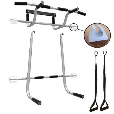 China Wellshow Durable Sport 3 in 1 Door Pull Up Door Chin Up Dip Bar Door Dip Stands Sling Trainer for sale