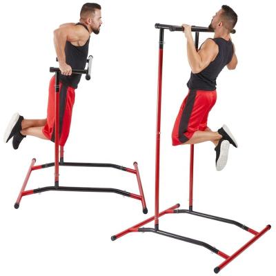 China Wellshow Universal Sport Pull Up Mate Portable Power Tower Pull Up Bar Dip Station Dip Stand with Carry Bag for sale