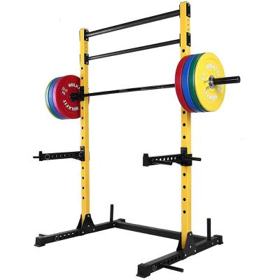 China Wellshow Portable Sport Pull Up Bar Dip Racks Station Barbell Rack Exercise Power Tower Barbell Squat Rack Weightlifting for sale