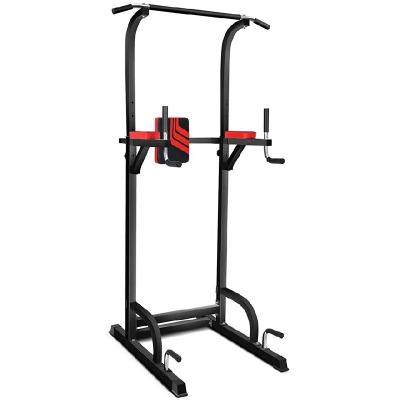 China Wellshow Durable Sports Waist Adjustable Power Tower Lift Up Bar Dip Station Gym Equipment For Strengthen Training Workout for sale