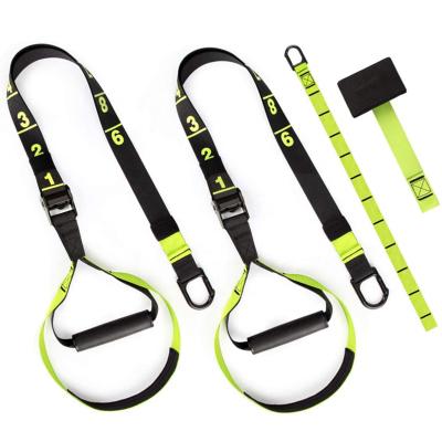 China Wellshow Safety and Longevity Adjustable Sling Trainer With Kit Einstellbar Belt Home Fitness Trainer Sports Suspension Straps for All Levels for sale