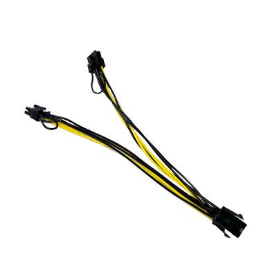 China China Factory Supply New Design 8 Pin To Dual 8 (6+2) Pin Computer 15X20X16cm Pcie Power Cable For for sale