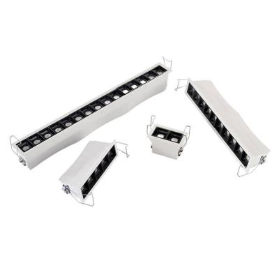 China 10W 15W 20W 30W smd linear spotlight modern anti-glare grill linear led wall spot light wall seal for sale