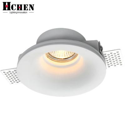 China Modern Factory Price LED Trimless Gypsum Down Light GU10 Spotlight For Home Hotel Corridor for sale