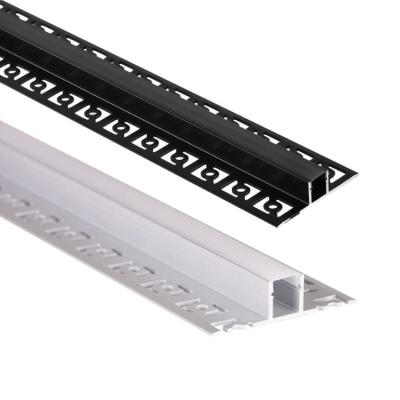 China Office Ceiling Profile Channel LED Light Aluminum Strip Line Cuttable Recessed Line Strip Light LED Wall Light for sale