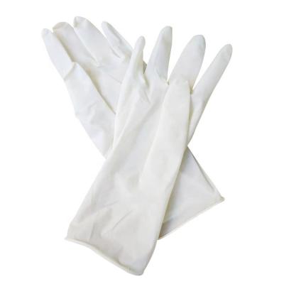 China Medical Examination Made In China White Or Yellow Disposable Latex Powdered Surgical Non Sterile Gloves for sale