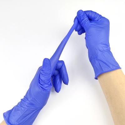 China No Potein Natural Rubber Factory Food Grade Disposable Materials Examination Gloves Nitrilesterile Nitrile Gloves High Quality Glove With 100% Safety for sale