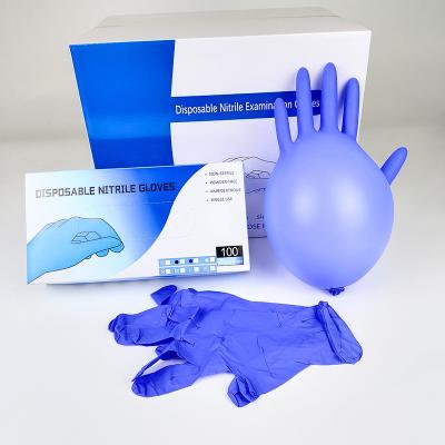 China No Potein Factory Price Wholesale Natural Rubber Washing Disposable Medical Exam Gloves Acid And Alkali Resistants Nitrile Glove With High Quality for sale