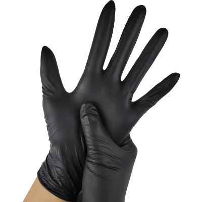 China Natural Rubber Potein Top Qualitys Black Air-tightss Disposable Materials Not Release Medical Powder Nitrile Free Glove With BOM/One-stop Service for sale