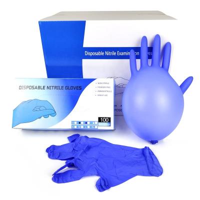 China No Potein Natural Rubber Powder Butadiene Free Dental Gloves Waterproof Disposable Nitriles Oil Proof And Acid Alkali Resistant Protective Glove for sale