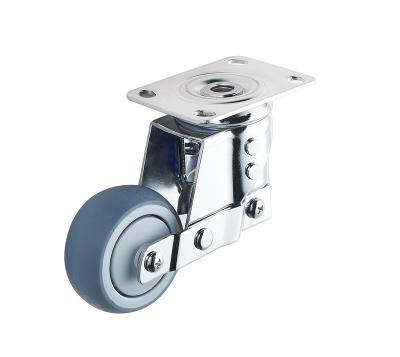 China Low Noise Damping Door Chrome Casters Spring Wheels With Spring Casters for sale