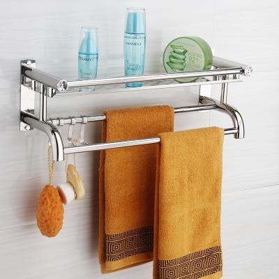 China OEM Direct Polish Wall Mount Towel Racks Sus304 Towel Racks SS18/8 Towel Racks SS18/8 Factory Finished Bathroom Outdoor Family for sale