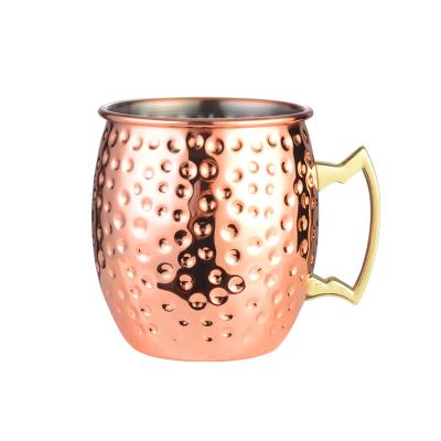 China Custom Viable Mule Cup Moscow Mug Black Copper Stainless Steel Logo Stainless Steel Sublimation Copper Engraved Beer Drinking Mug for sale