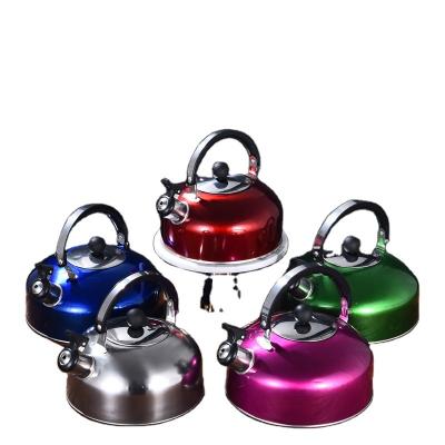 China Hot Selling Whistle Maker 4Litre Stainless Steel Viable Stove Top Kettle Teapot Piano Whistling Kettle for sale