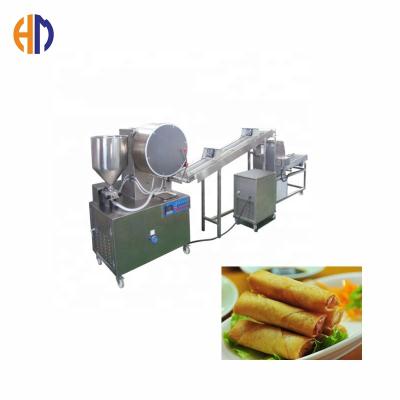 China Hotels Capacity 500-1000pcs/h 220V 380V samosa skin spring roll skin potstickers skin production line for sale