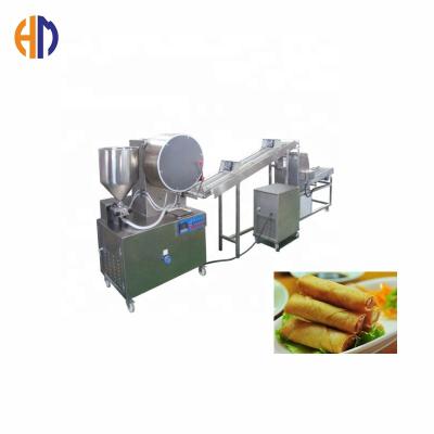 China Automatic And Round Hotels Capacity 500-1000pcs/h Machinery Rice Spring Roll Square And Round Making Machine for sale