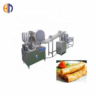 China Automatic Packaging Hotels Meat Spring Roll Skin Machine Dumpling Potstickers Skin Production Line for sale