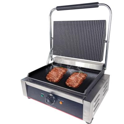 China DL-820EA Outdoor Commercial Panini Sandwich Touch Grill / Panini Grill Press Machine for sale