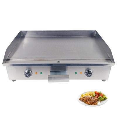 China Restaurant Electric Kitchen Hotel Griddle Stainless Steel Commercial Easily Cleaned Electric Griddle for sale