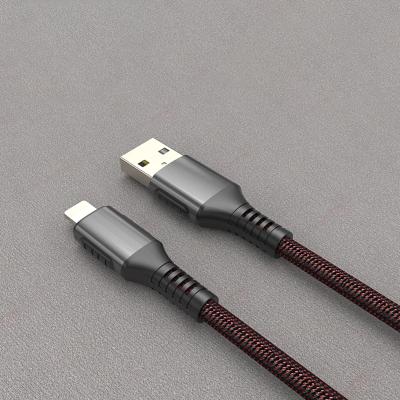 China Custom fast charging usb c cable 1m 2m mobile phone 6a camera 3m 9001 18w high quality palladium palladium nylon braided type c usb data cable charging for sale