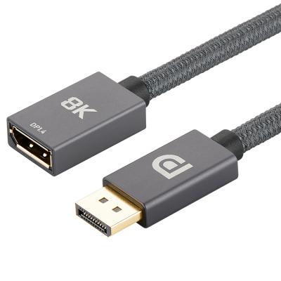 China COMPUTER ULT-Unite 8K@60Hz 4K@144Hz DisplayPort Male To Female Cord 1m 2m DP 1.4 Cable for sale