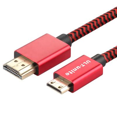 China COMPUTER ULT-Unite High Speed ​​4K 60Hz Mini HDMI to HDMI Cable for sale