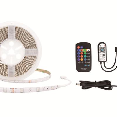 China LANDSCAPE RGB Led Strip Light Waterproof WIFI Led Strip Kit 5m 10m 5050 RGB Led Kit Led Controller Set Remote Control for sale