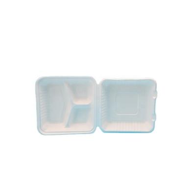 China Food Environmental Protection Plant Materials Clamshell Renewable Biodegradable Compostable Packaging for sale