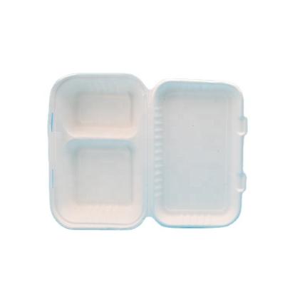 China Biodegradable Clamshell Bento Disposable Food Lunch Box Food Environmental Protection Paper for sale