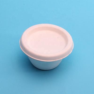 China 500ml Biodegradable Paper Bowl Conposable Sugar Cane Take Out Bowl For Soup Rice Noodle Salad for sale