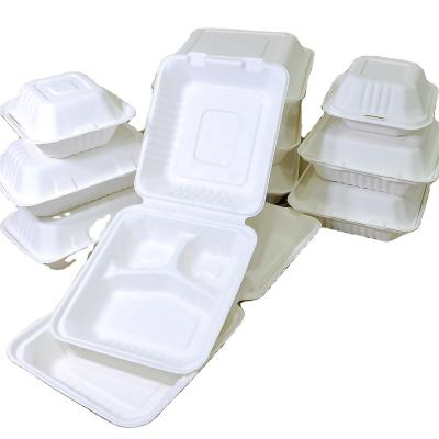 China Modern Food Container 100% Biodegradable Disposable Take Out Paper Plate for sale