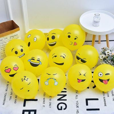 China Hot Eco-friendly Expression Balloons Kids Birthday Party Decoration Baby Shower Favors Gifts for sale