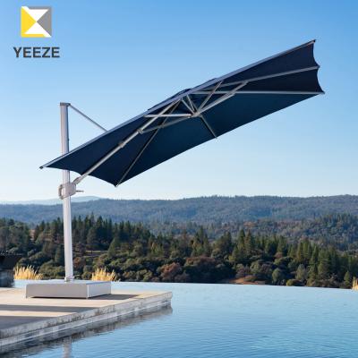 China Modern Many Size Are Available High End Outdoor Hanging Garden Led Commercial Outdoor Umbrella Sunshade for sale