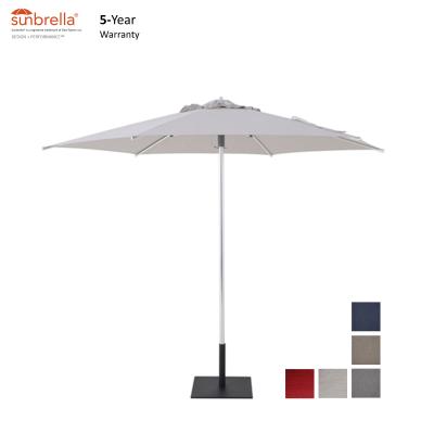 China 100% Rust Resistant Hotel Restaurant Sunbrella Patio Modern Portable Garden Umbrella Outdoor Balcony Patio for sale