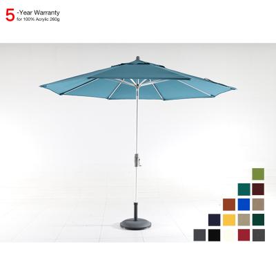 China 100% Rust Resistant Commercial High End Sale Patio Umbrella Outdoor Olefin Garden Sunshade for sale