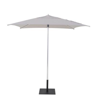 China 100% YEEZE Rust Resistant Wholesale Custom Outdoor Pump Sun Garden Furniture Cafe Patio Umbrella Full Aluminum for sale