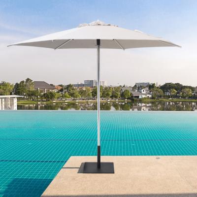 China Contemporary Heat Transfer Lift Center Aluminum Rod Luxury Sun Umbrellas For Garden for sale