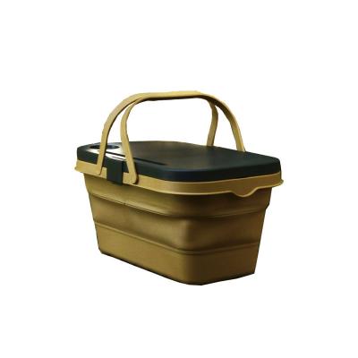 China Car Waterproof Home Camping Box Storage Portable Barrels Multifunctional Plastic Folding Outdoor Storage Box for sale