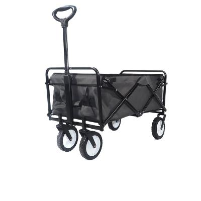 China Customized Sturdy Easy-Transport Steel Beach Camping Portable Foldable Trolley Wagon Outdoor Wagon for sale