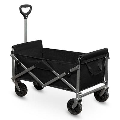 China Folding 80kg Beach Cart Uni-quiet Outdoor Camping Cart Easy-carry Utility Stroller for sale