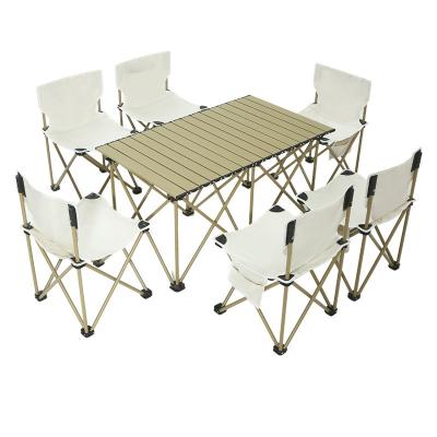 China Travel Use Folding Easy-Carry Picnic Chairs Convenient Table and Chair Picnic Sets for sale