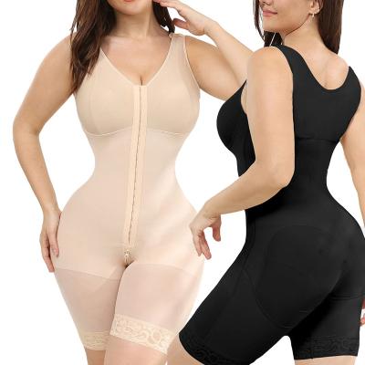 China Post Surgery Barrel Butt Lifter Compression Tummy Control Colombian Fajas Antibacterial Jumpsuit Shorts Full Body Plus Size Shapewear for sale