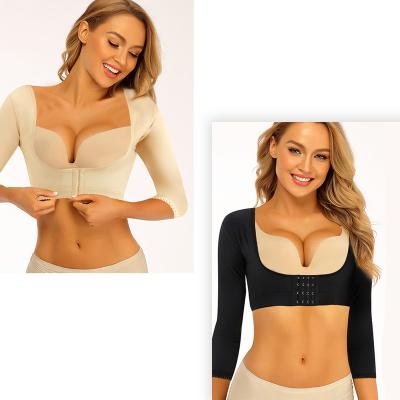 China Women Post Surgery Garment Shaper Compression Long Sleeves Antibacterial Bras Surgical Bra Shapewear for sale