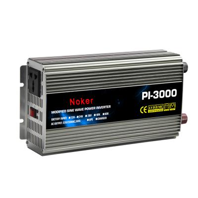 China Portable modified sine wave 1600 watt car power inverter 12v 220v 1500w power inverter carspa 365*160*260mm for sale